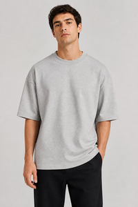 Fabricante de camisetas de cuello redondo extragrandes para hombre en Tiruppur - Product Image 6