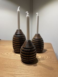 Eco Friendly Handmade Wooden Candle Stand Natural Wood <b>Tealight</b> <b>Holder</b> Rustic Farmhouse Home Decoration Wedding Centerpiece - Product Image 5