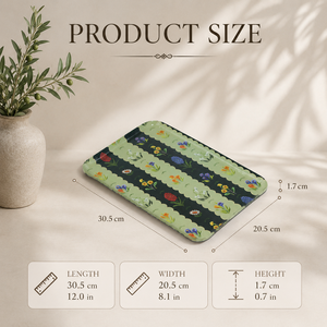 Bandeja Rectangular Decorativa con Estampado Floral Artesanal, Plato Decorativo Duradero de Primera Calidad, Elegante Vajilla Multiusos para Exhibición - Product Image 2