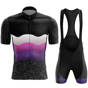 Mangas largas Material transpirable Ciclismo Jersey Ropa deportiva 100% Poliéster Ropa de ciclismo Uniforme Conjuntos de ciclismo - Product Image 2