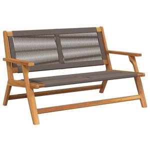 Bancs de jardin gris 48,03 x 30,71 x 28,74 pouces pour mobilier de patio - Product Image 2