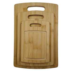 Ensemble de planches à découper en bois d'acacia de haute qualité, logo gravé, durable, réutilisable, emballage personnalisé pour restaurant - Product Image 2