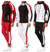 Conjunto Deportivo Personalizado para Hombre, Chaqueta Cortavientos de Invierno de Algodón y Elastano, Pantalones Deportivos de Secado Rápido para Actividades al Aire Libre