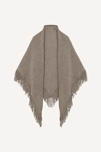 Châle à franges blanc pour femmes, gilet court bohème en polyester de couleur unie pour un usage quotidien - Product Image 4