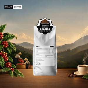 Café Arábica Tostado Oscuro de Cuerpo Rico, Molido, en Bolsa de 1 kg, para Latte - Product Image 4