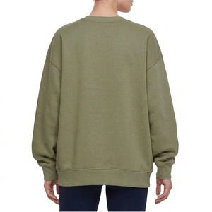 Custom Logo Autumn Eco Friendly Breathable Front Heavyweight 350 GSM Fleece Oversized <b>Jumper</b> for Women Shorts Sweatshirt Sets - Product Image 2
