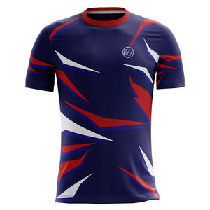 Camiseta de sublimación de primera calidad para hombre, corte holgado, estampada, 100% algodón, contraste de color, el mejor material al por mayor - Product Image 4