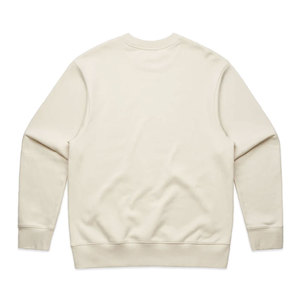 Heavyweight Comfy Grey Sweatshirt For <b>Men</b> Women Unisex Soft Cotton Fleece Plain <b>Pullover</b> Casual Crew Neck Loungewear Sweatshirt - Product Image 2