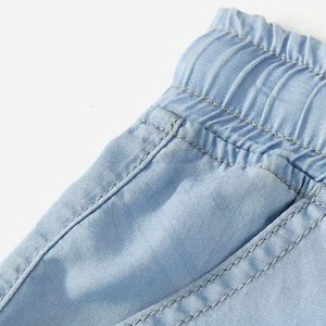 Shorts pour femmes, vêtements de sport d'été, tissu en coton respirant, short décontracté à taille élastique réglable pour femmes - Product Image 3