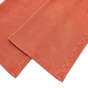 Pantalones de chándal casuales para hombre Custom Essentials, de pierna recta, con lavado ácido, efecto desgastado, estampado de pedrería con efecto descolorido por el sol, holgados y de corte amplio - Product Image 6