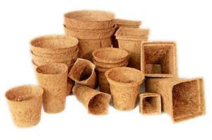 Natural Coconut Coir <b>Pot</b> <b>Biodegradable</b> <b>Planting</b> <b>Pot</b> for Seedlings Flowers Vegetables and Garden Nursery - Product Image 3