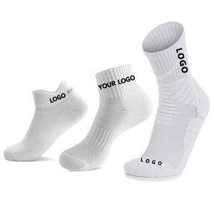 Breathable Sweat-Absorbent Anti-Bacterial Crew Sports <b>Socks</b> Knitted Athletic Running Basketball Hiking Custom Logo - Product Image 6