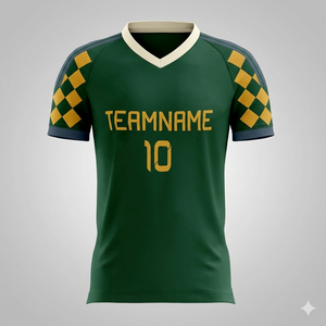 Camiseta de Fútbol Personalizada al por Mayor, Ligera, de Secado Rápido, Transpirable, Unisex para Adultos, con Nombre y Número, 100% Poliéster, Manga Corta - Product Image 1