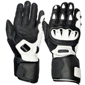 Guantes de Motociclismo de Cuero con Logotipo Personalizado, Guantes de Protección para Motociclistas, para Hombre - Product Image 4