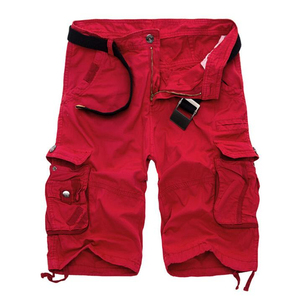 Whole Sale Men's Cargo Shorts for Selling Men Double Knee Pants Straight Work Jean Trousers Male Denim Shorts for Men - Product Image 1