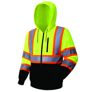 Veste de travail haute visibilité, vêtements de sécurité réfléchissants pour les équipes de construction, les équipes routières et les travailleurs industriels - Product Image 4