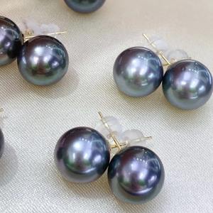 Korean Version S925 Silver Tahiti Long Tassel Earrings Simple and Fashionable <b>Pearl</b> <b>Jewelry</b> with Gift Box for Women - Product Image 1