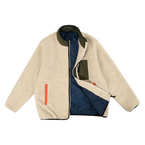 New Arrivals Winter Soft Sherpa Zip Polar <b>Fleece</b> Loose Casual Street Wear Custom logo for Sale Polar <b>Fleece</b> <b>Jackets</b> for Men - Product Image 3