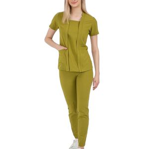 Ensemble d'uniformes médicaux pour femmes, qualité supérieure, tissu respirant, tenue d'hôpital pour infirmières et médecins, coupe confortable, vêtements de travail 2026 - Product Image 3