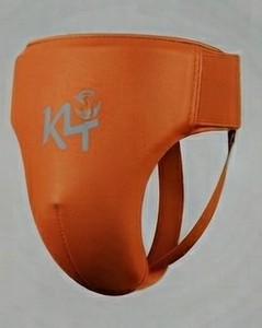 KLTW INT'L K4 Ceinture de protection du pénis en néoprène marron pour homme, avec logo en relief, respirante, pour la boxe, soutien et maintien de la forme - Product Image 3