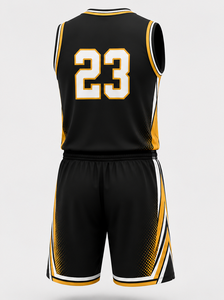 Conjunto de Camiseta de Baloncesto Warriors para Hombre, Sin Mangas, Cuello en V, Uniforme Sublimado, Absorbe la Humedad, 100% Poliéster, Corte Atlético - Product Image 3
