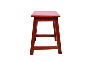 Handcrafted Wooden Stool Solid Wood Seating Furniture Compact Accent Seat <b>Rustic</b> <b>Home</b> <b>Decor</b> Bedroom Living Room - Product Image 3
