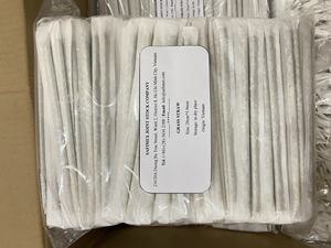 Wholesale Biodegradable Grass <b>Drinking</b> <b>Straws</b> Individual Wrapped OEM Packaging Natural <b>Straws</b> for Coffee Juice & Bar Accessories - Product Image 4