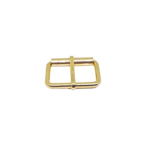 MING KEE METAL 31mm Leather Handbag Bag Metal Square Rectangular Pin Buckles Wire Iron Roller Roll Pin Buckle for Dog Collar