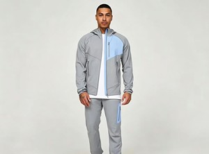 <b>Men</b> Training <b>Jacket</b> Slim Athletic Fit Full Zip Breathable Sportswear Lightweight Long Sleeve Stand Collar Running Workout Front - Product Image 6