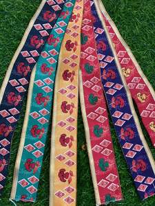 Encaje con estampado digital floral disponible en múltiples patrones y colores para productos de lujo. - Product Image 2