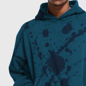 Sweat-shirt à capuche noir pour homme, coupe classique, logo uni sur le devant, style décontracté, vêtement d'hiver, polaire 100% coton, poche, 300g, respirant - Product Image 5