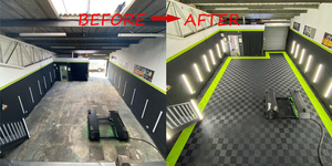 Dalles de sol de garage en plastique PP colorées, emboîtables, 40*40*1,8 cm - Product Image 5