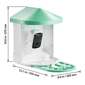 Mangeoire à oiseaux 2K HD AI avec caméra, dispositif intelligent à énergie solaire qui capture automatiquement plus de 10 000 espèces pour l'observation des oiseaux - Product Image 3