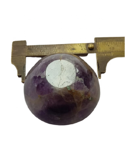 Material de piedras preciosas de alta calidad, piedra amatista, cuenco doble, tipo de piedra Natural, cuenco de cristal curativo de piedras preciosas para Decoración - Product Image 4