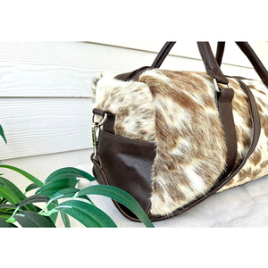 Bolsa de Viaje Personalizable de Cuero Vacuno con Cierre de Cremallera, Ecológica, Capacidad de 77L+ - Product Image 5