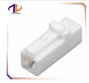 Connecteur de faisceau de câbles électriques automobile 7283-1010 compatible, 1 broche mâle/femelle, contact en cuivre, boîtier en nylon - Product Image 1