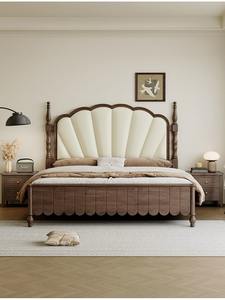 Base de Cama Moderna de Madera de Mango Tamaño Completo con Soporte de Lamas de Madera Sólida, Duradera y de Fácil Montaje - Product Image 2