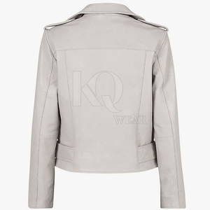 Chaqueta de Cuero Genuino Premium con Forro Suave, Estilo Motociclista, Resistente al Viento, Chaqueta de Moda de Invierno para Uso Diario - Product Image 2