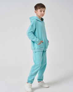 Ensemble de survêtement personnalisé avec logo pour enfants : sweats à capuche et pantalons de jogging deux pièces pour bébés, garçons et filles - Product Image 2