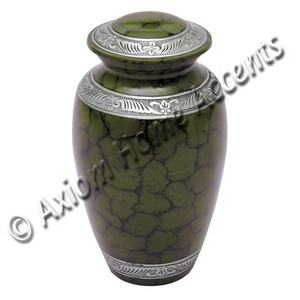 Urna de cremación de aluminio moderna con artesanía artesanal, recuerdo de tributo perfecto de Axiom Home Accents - Product Image 3