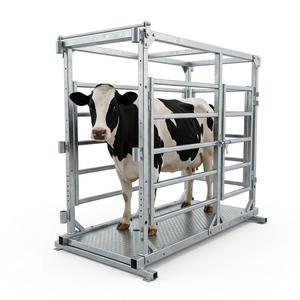LIPHOCO Individual <b>Cow</b> Box Disease Isolation Crate Hot Dipped Galvanized Steel Frame 3000x1500x2500mm ISO 9001 SMETA Certified - Product Image 2