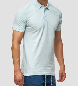 Chemise de golf personnalisée 100% coton polos de golf vierges pour hommes t-shirts polo avec impression graphique et logo brodé pour hommes à bas prix - Product Image 4