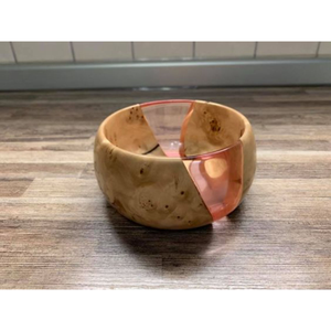 Vaisselle en bois et en résine, bol alimentaire, vaisselle écologique, articles pour la maison et la cuisine, bol de service pour desserts - Product Image 6