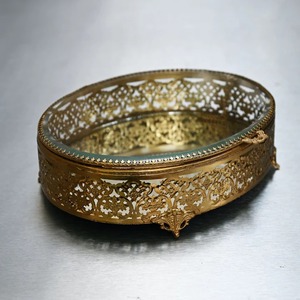 Caja Ovalada de Latón Dorado, Caja de Joyería Hecha a Mano, Caja Decorativa de Metal para Anillos, Pendientes, Regalo de Tesoro Antiguo para Mujer - Product Image 3