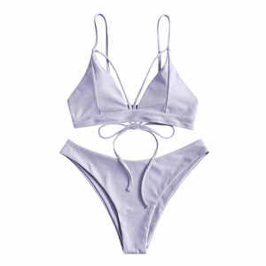 Ensemble de bikini personnalisé pour filles avec logo, bas échancré, micro-soutien-gorge, motif cachemire, logo sur le devant - Tendance - Product Image 5