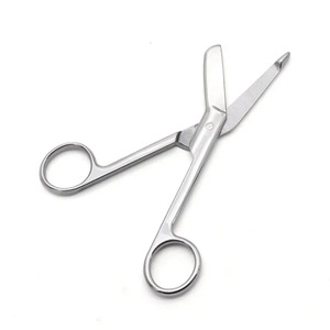 Tijeras para vendajes de gasa de acero inoxidable Bafa de 11 cm, tijeras quirúrgicas, juego de instrumentos manuales, tijeras para enfermeras - Product Image 4