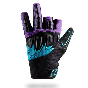 Gants tactiques en cuir à doigts complets pour hommes, accessoires de chasse, vêtements de sport, entraînement en salle de sport, équitation - Product Image 3