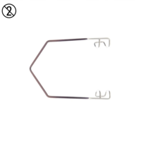 Spéculum néonatal à lame métallique, à usage unique, jetable, boîte de 10, instrument chirurgical ophtalmique, rétracteur de paupière en acier inoxydable