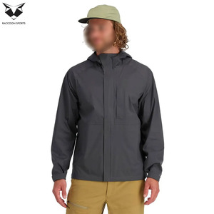 Premium Custom Fishing Jacket Waterproof <b>Windbreaker</b> Men's Outdoor Sport Hooded Fishing Coat Performance Apparel - Product Image 2