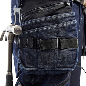 Pantalon de travail réfléchissant ajustable 100 % coton, nouvelle collection 2026, pour homme, CLASSE 2, durable, bicolore, multi-poches, sécurité - Product Image 6